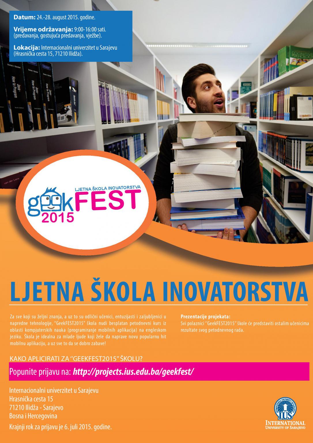 Summer school of innovation “GeekFEST2015”