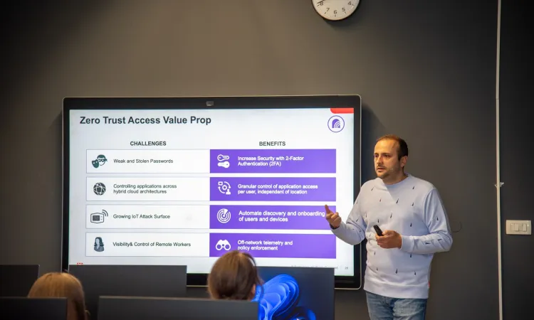 Stručnjak iz Fortineta održao predavanje o kibernetičkoj sigurnosti na IUS-u: Zero Trust, Zero Downtime