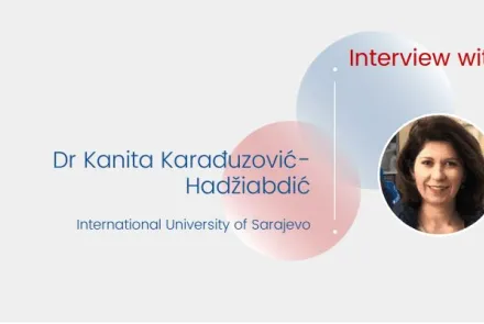 Assistant Professor, Dr. Kanita Karađuzović – Hadžiabdić gives an interview to EHMA’s Executive Director on COVIRNA project