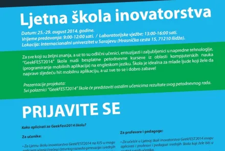 Summer School of Innovation “GeekFEST 2014”